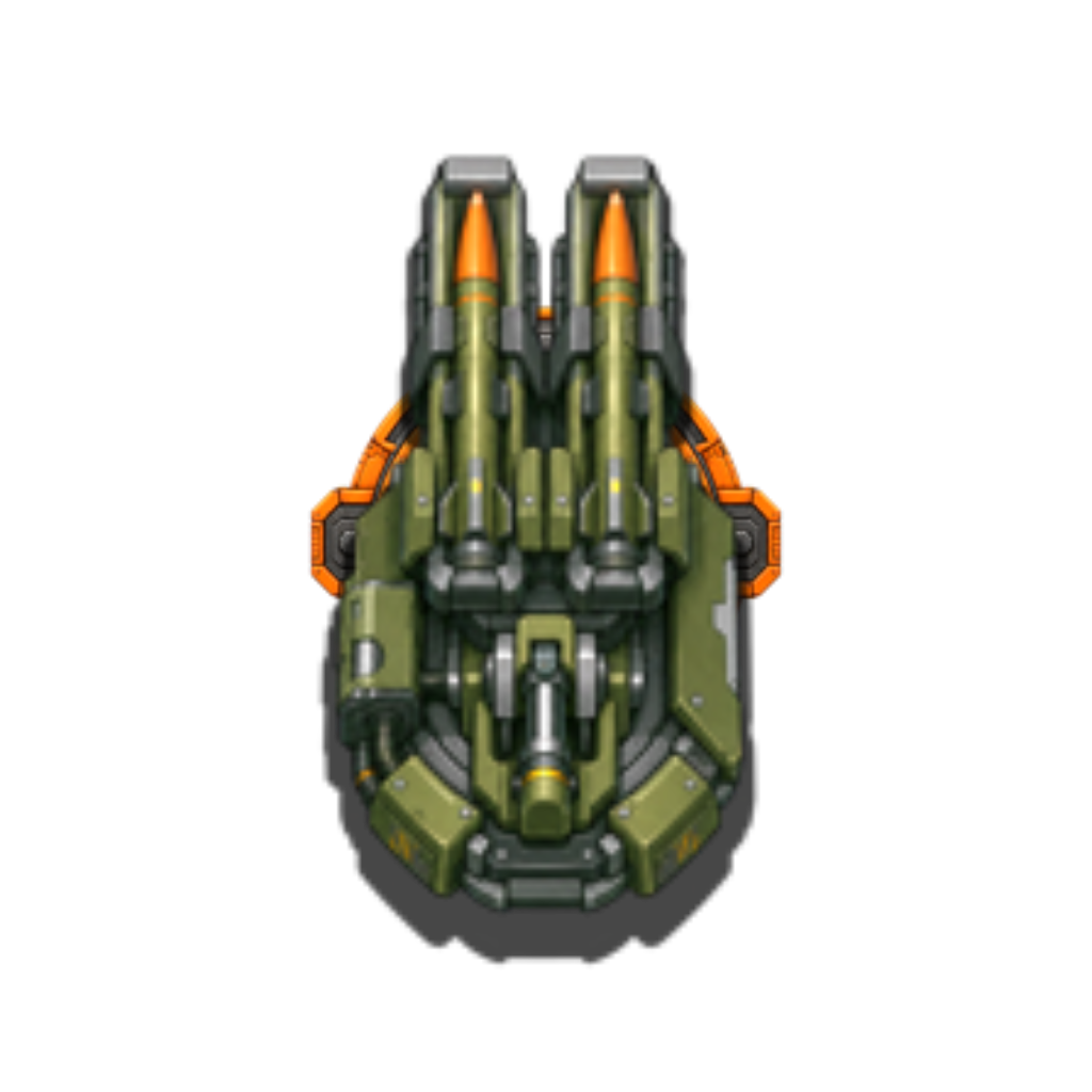 Xeno-Missile tower artwork